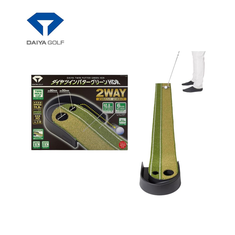 DAIYA TWIN PUTTER GREEN HDR 